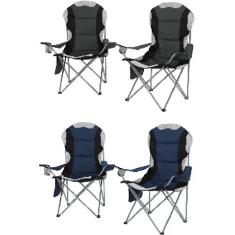 Weisshorn 2 Pieces Folding Camping Chairs
