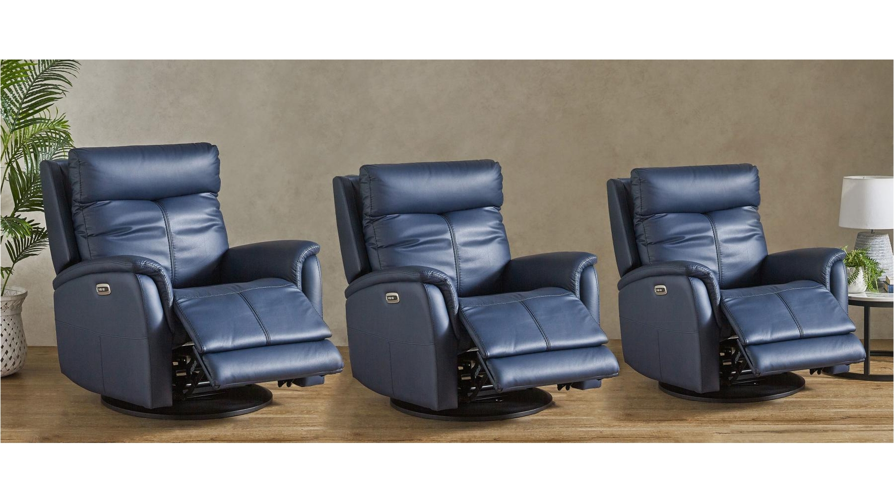 Dixon Leather Powered Recliner Armchair