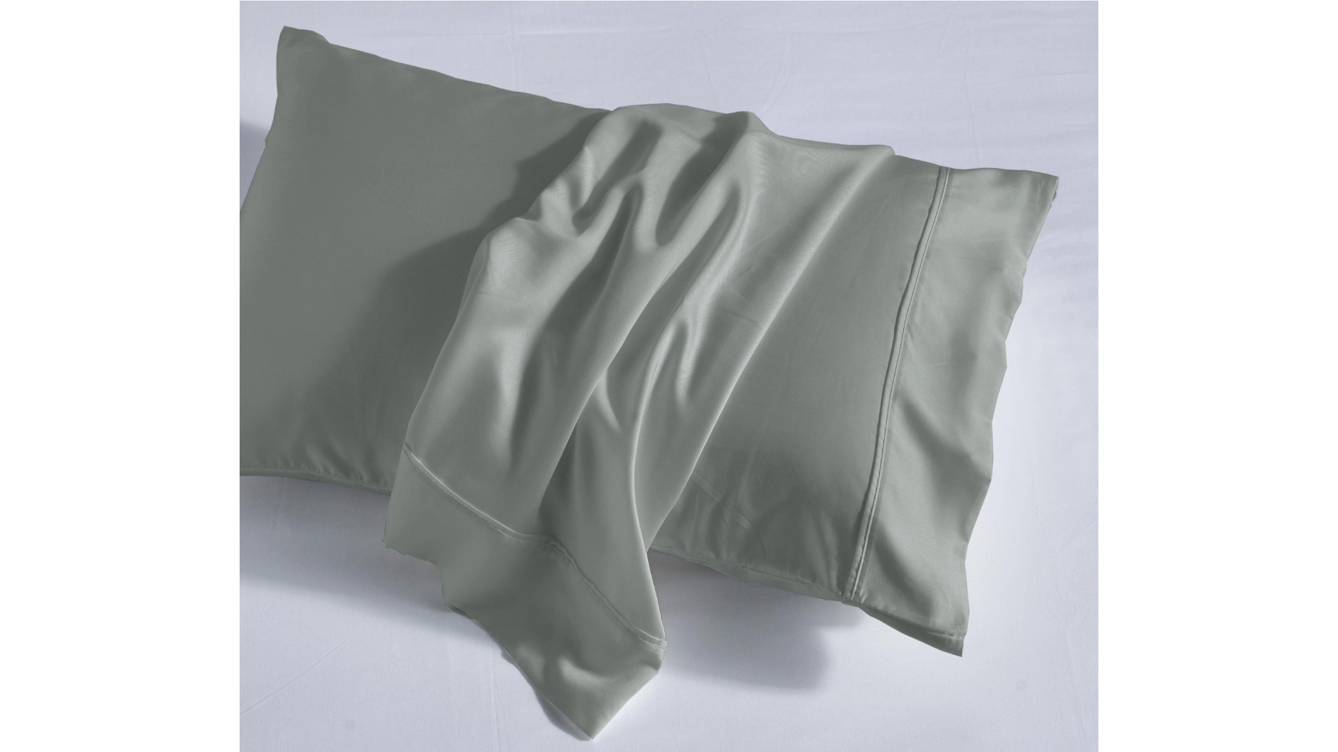 L'Avenue Luxury Tencel Charcoal Pillowcase Pair - King