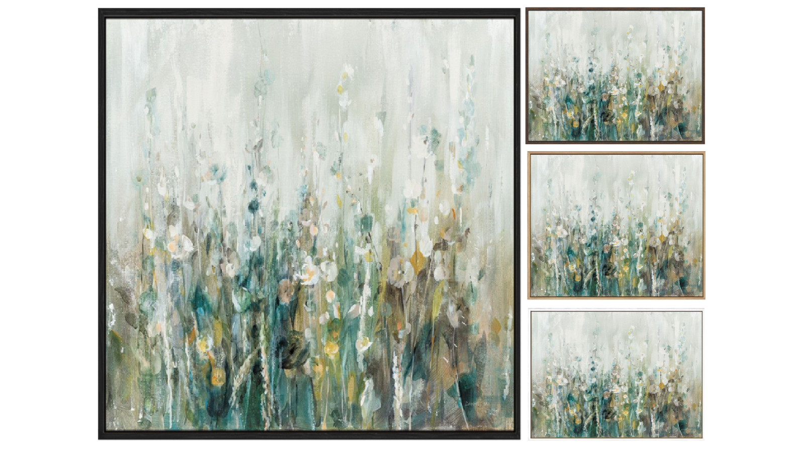 La Grolla Wildflower Field Gallery Wall Art