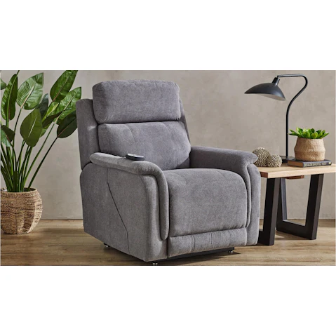 Sadler Fabric Dual Motor Lift Chair - Grey