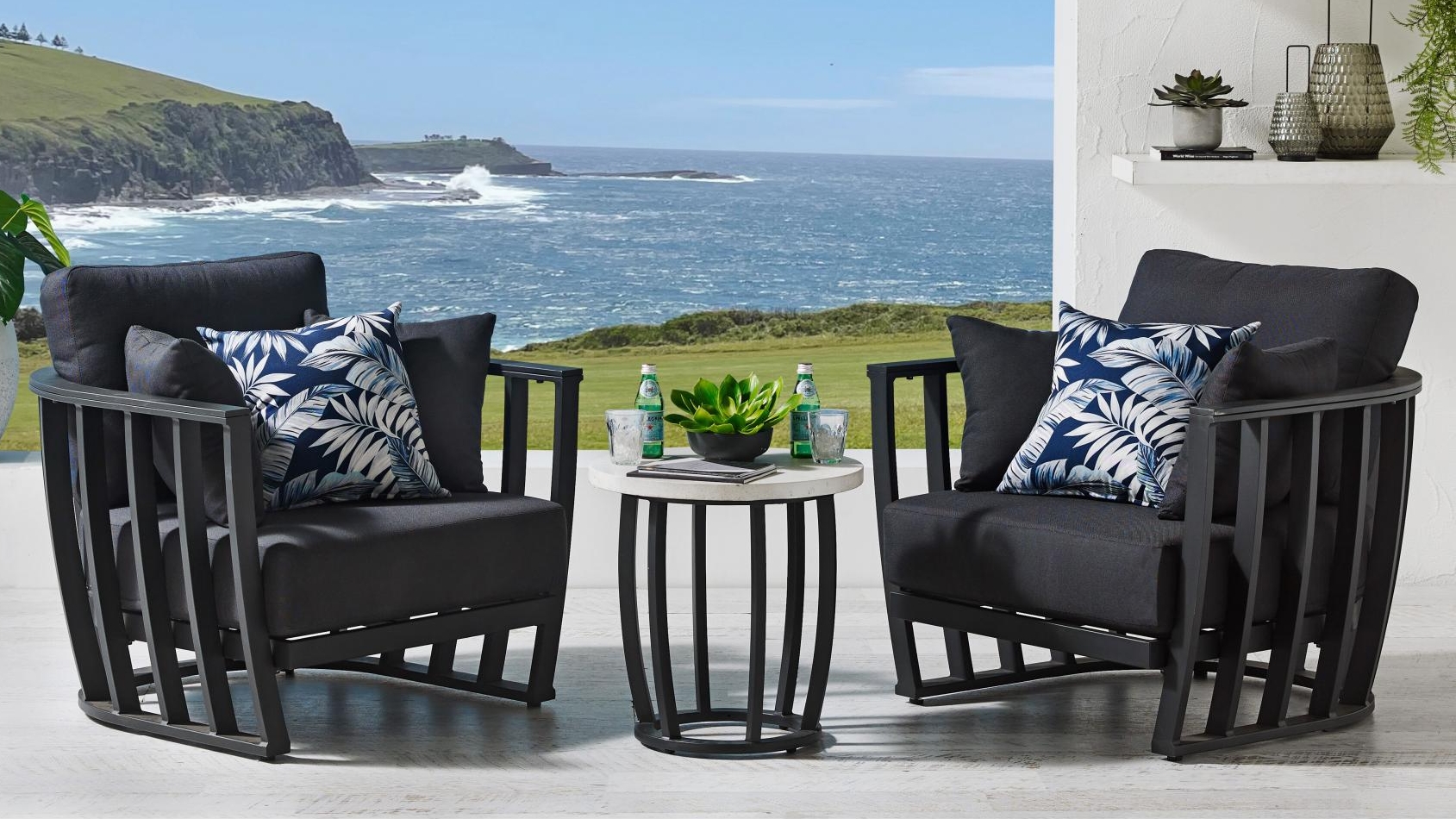 Karolina 3 Piece Outdoor Chat Setting
