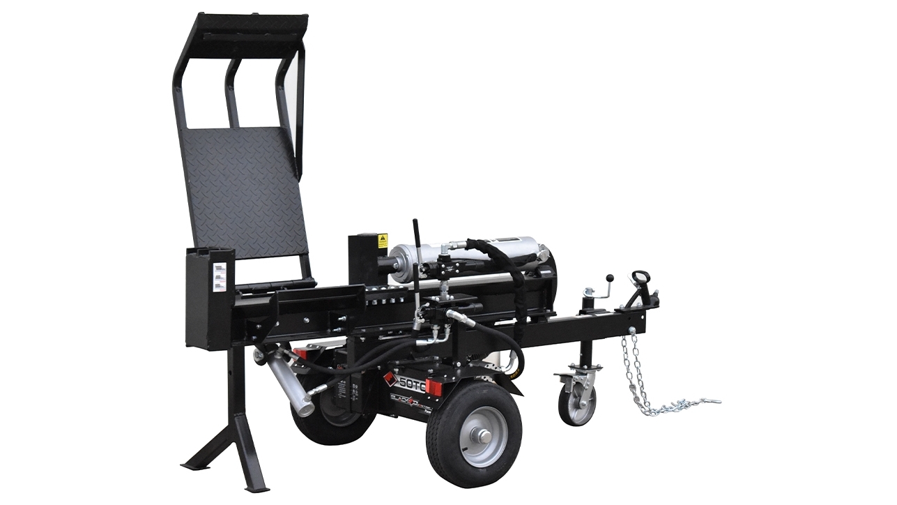 Black Diamond 15HP Electric Start 50 Ton Log Wood Splitter with
