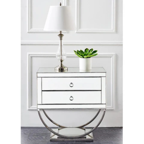 Hollywood MK2 2-Drawer Bedside Table