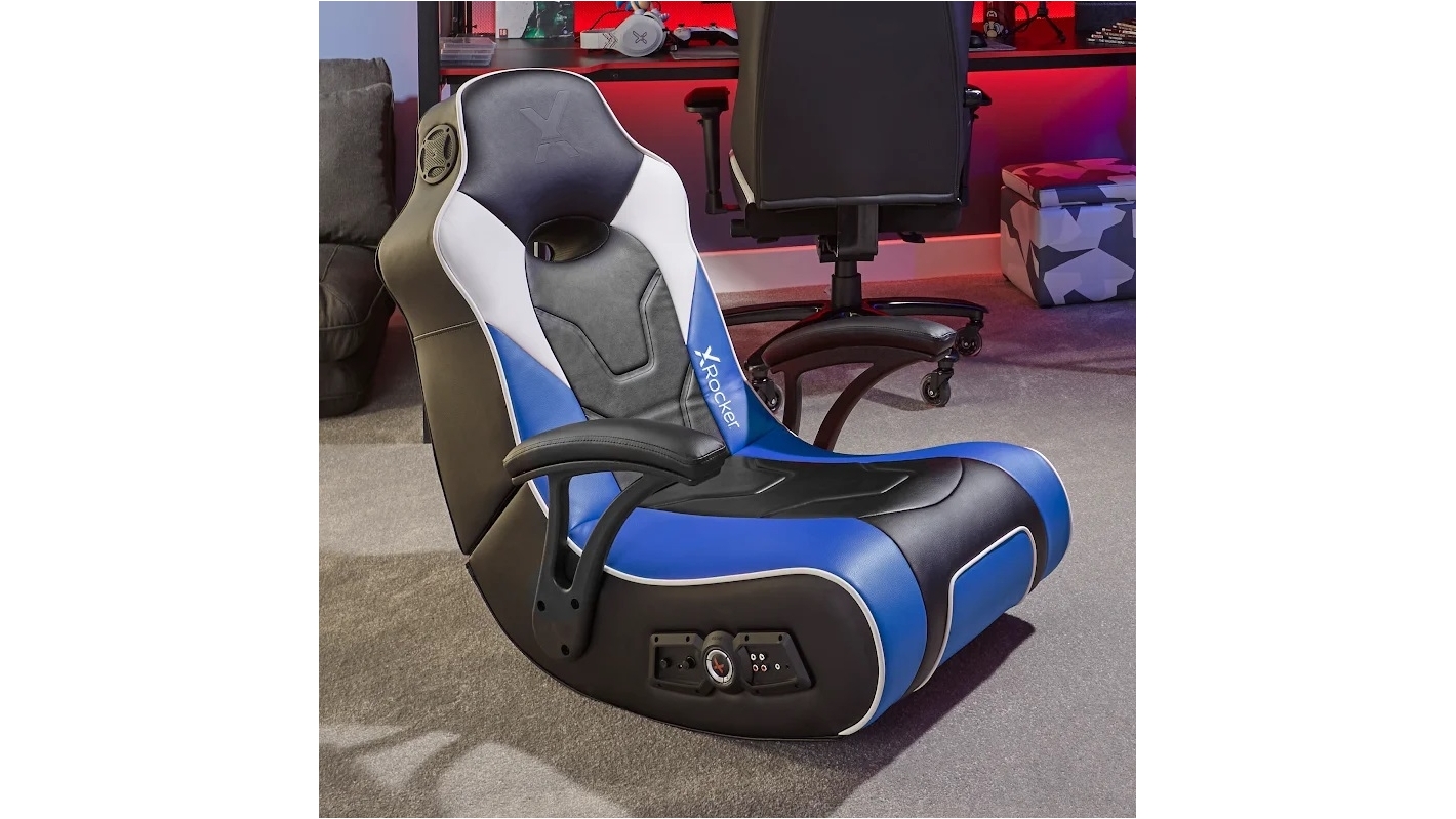 X Rocker G-Force 2.1 Floor Rocker - Blue | Harvey Norman