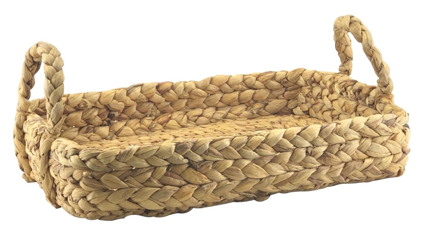 Nova Star Chunky Water Hyacinth Rectangular Tray - Medium