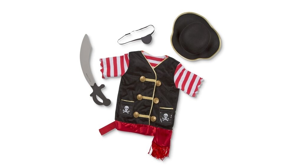 Melissa and Doug Pirate Role Play 3 6 years Child Costume Set Harvey Norman