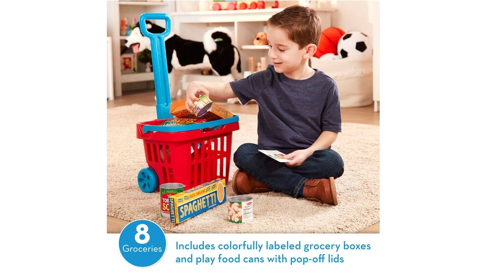 Melissa and doug grocery basket store