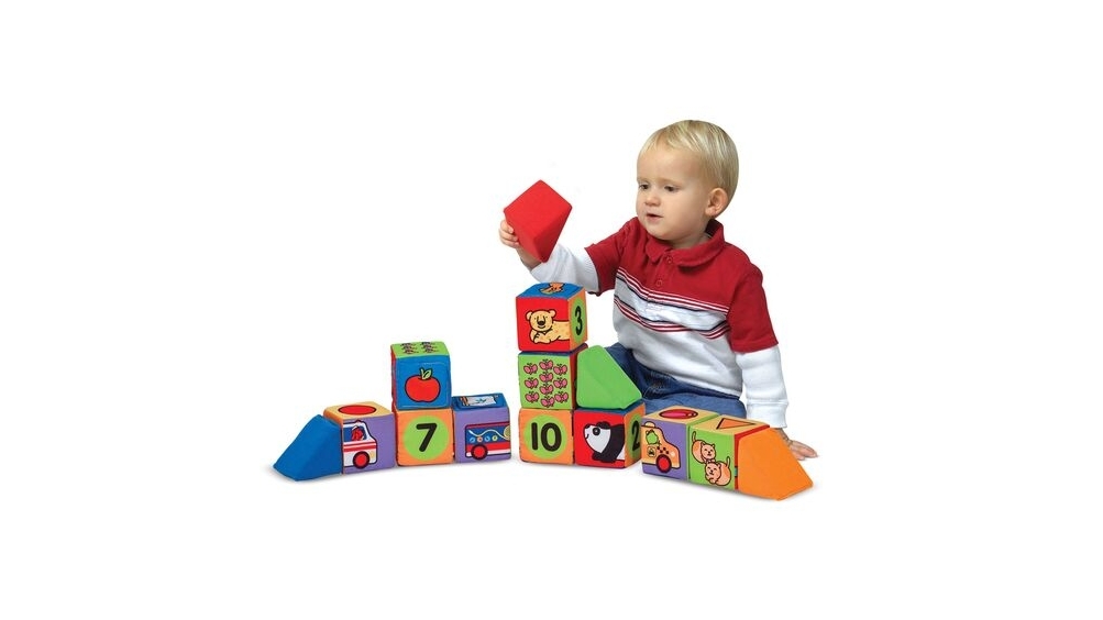 Melissa and Doug Match and Build Blocks Harvey Norman