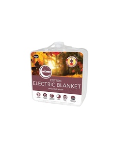 Bambi Cotton Long Single Electric Blanket - Left Hand Controller