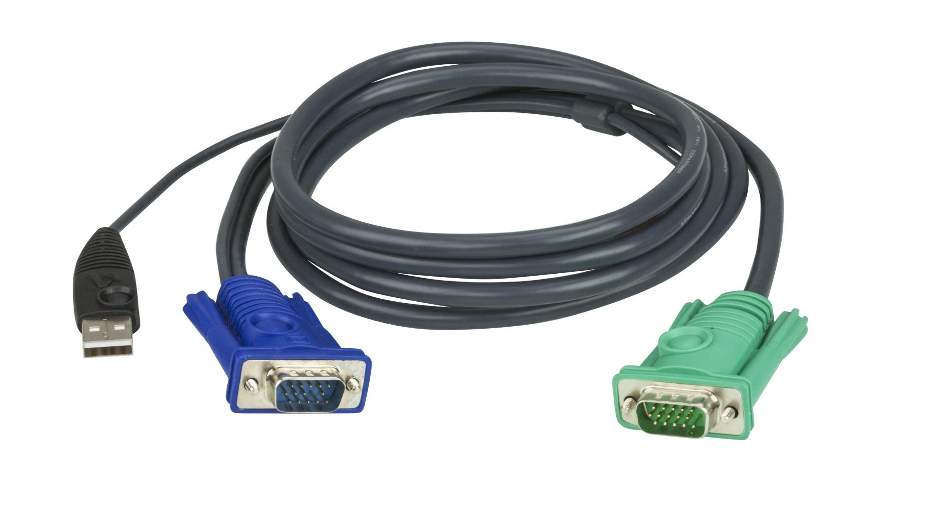 Aten 1.8m 3-in-1 VGA USB KVM Cable