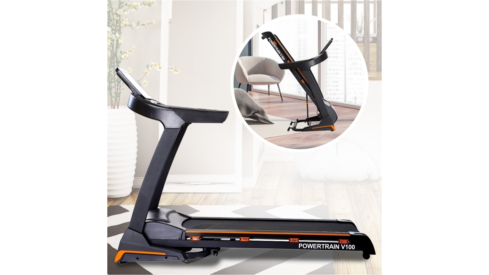 Powertrain V100 Treadmill Harvey Norman