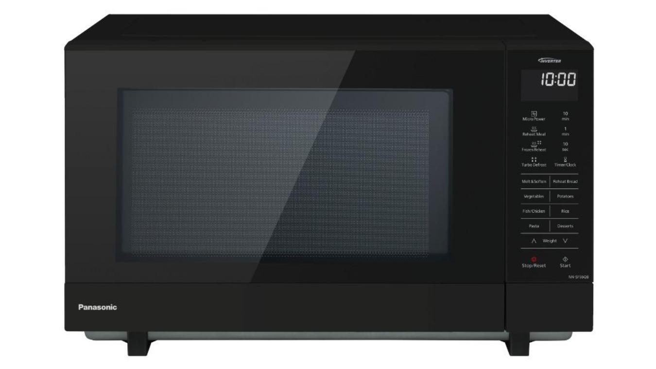 Panasonic 27L Inverter Flatbed Microwave - Black