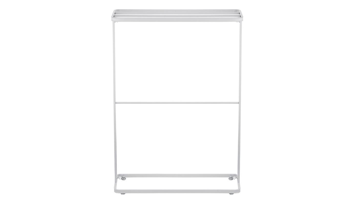 2-Tier Home Clothes Bathrobe Towel 95cm Freestanding Drying Rack - White