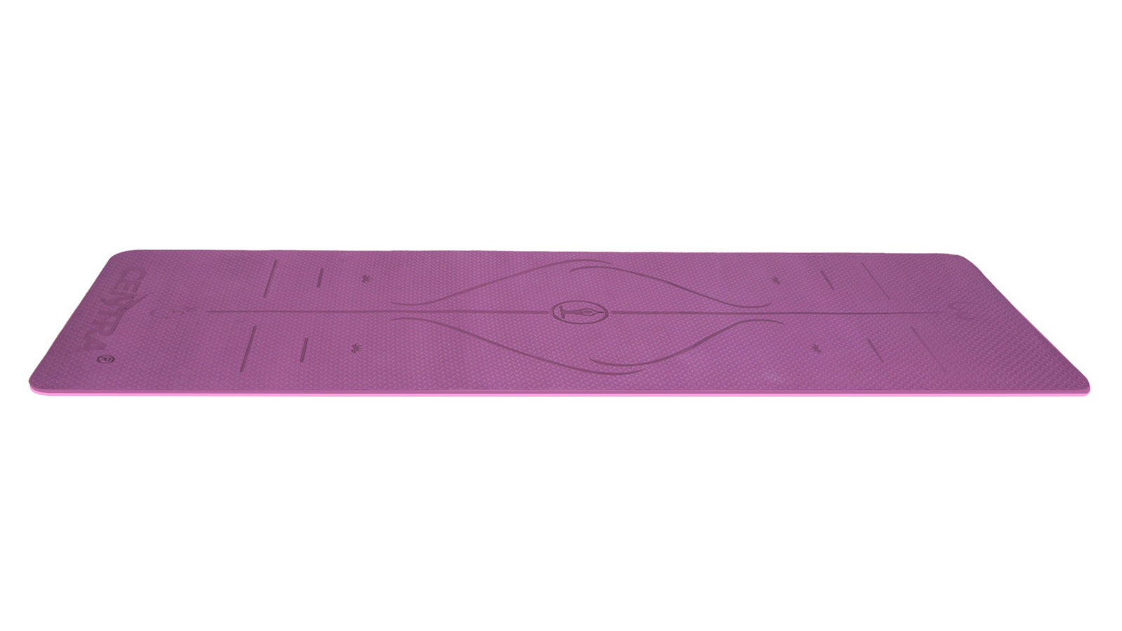 Centra 0.6cm Two Tone Yoga Mat - Purple/Pink