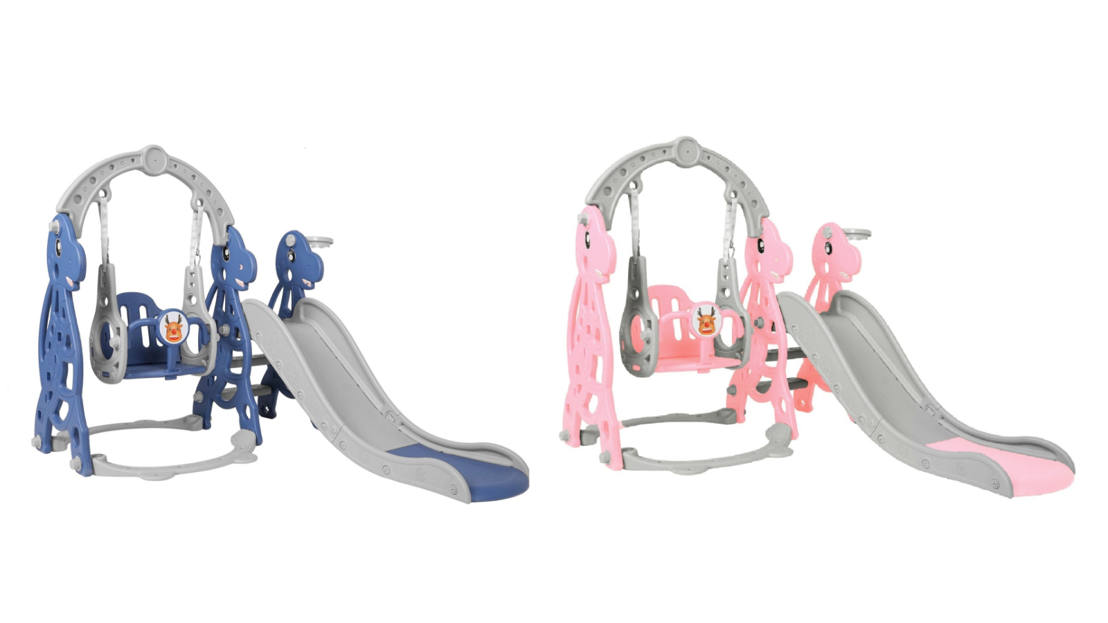 Advwin 4-in-1 Toddler Slide and Swing