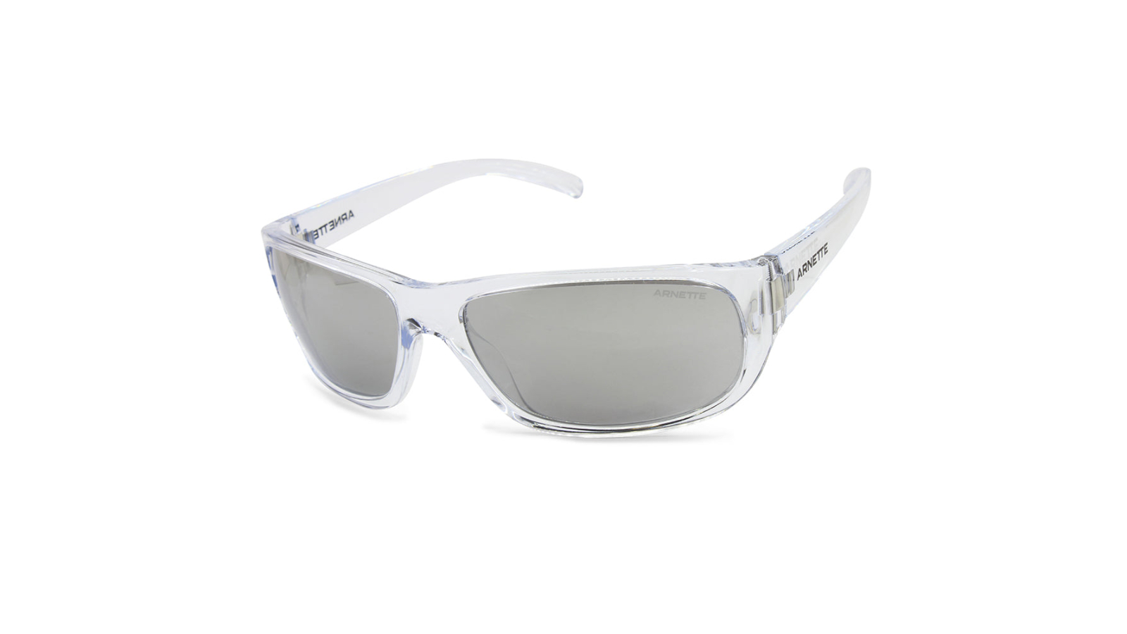 Arnette AN4290 27556G Uka-Uka Mirror Men's Sports Sunglass - Crystal/Grey-Silver