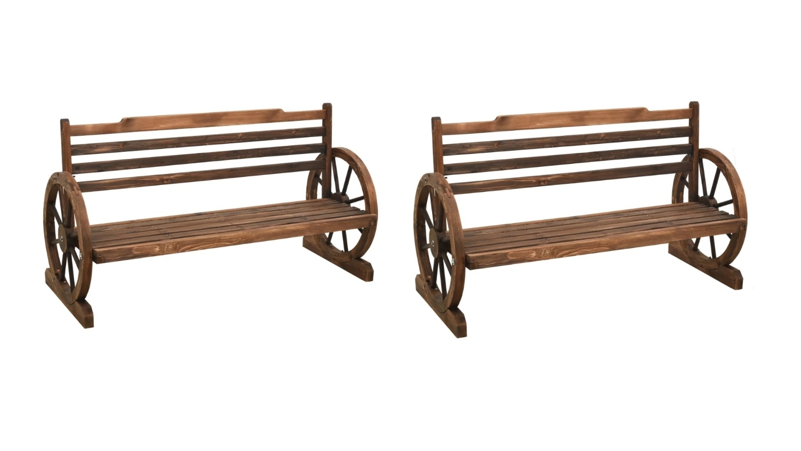 NNEVL Solid Firwood Garden Bench Harvey Norman