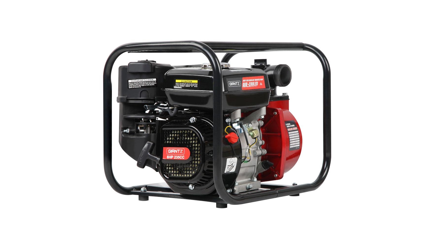 Giantz 2-inch High Flow 235cc Water Pump - Red/Black