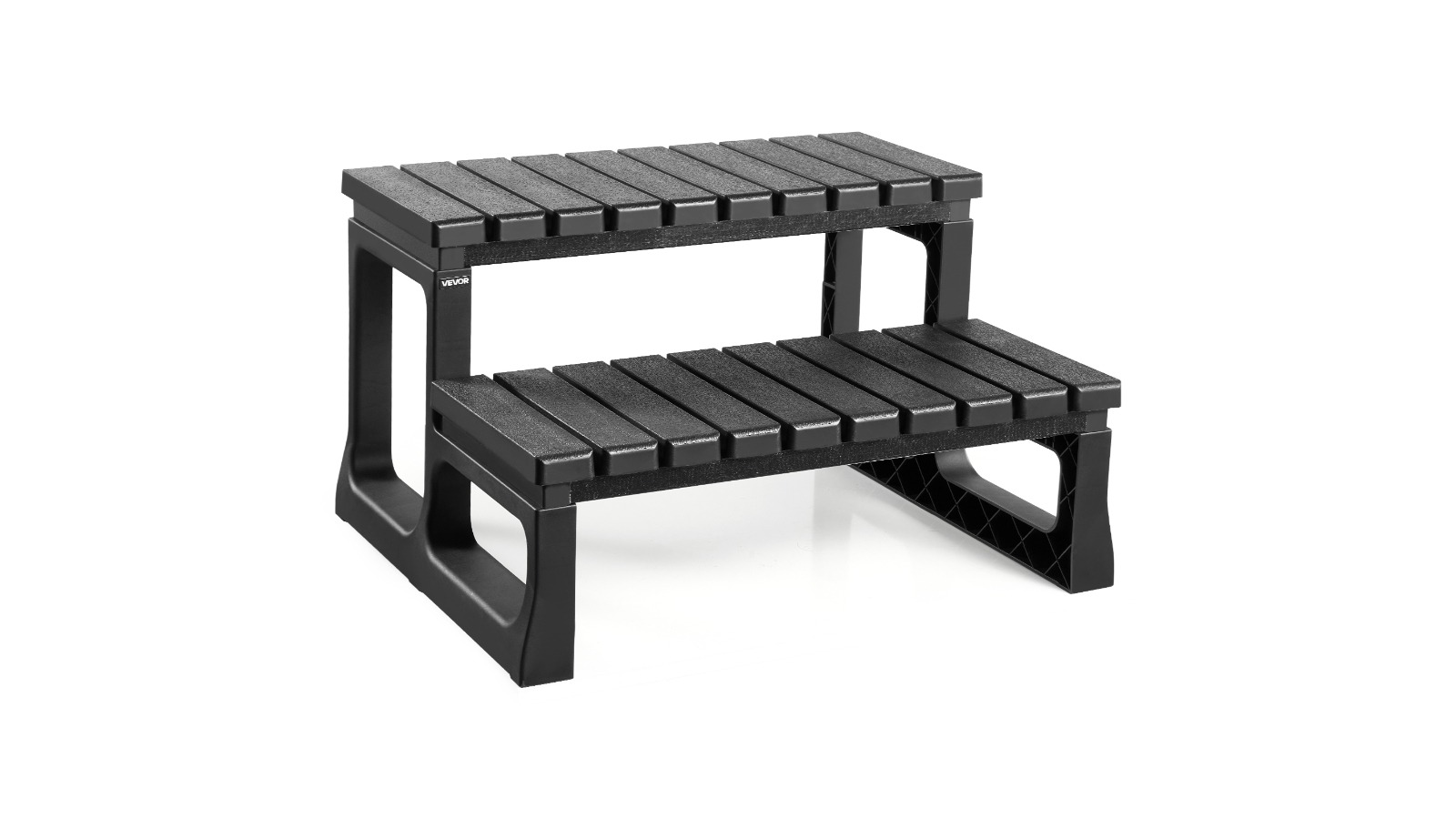 Vevor Hot Tub 2-Step RV Stair - Black