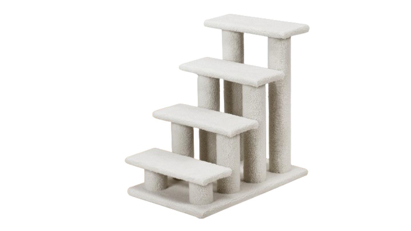 Costway Cat Tree Climber Carpeted Ladder Ramp 8 Scratching Post 
