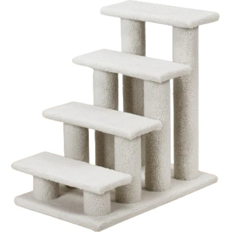 Costway Cat Tree Climber Carpeted Ladder Ramp 8 Scratching Post
