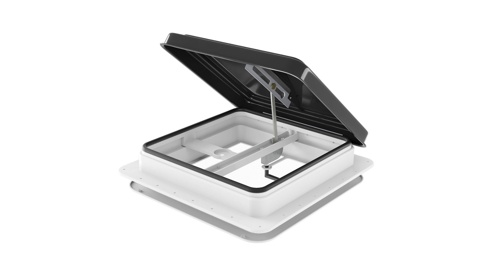 Weisshorn Black Caravan Roof Vent Skylight Motorhome Camper - 35cm x 35cm