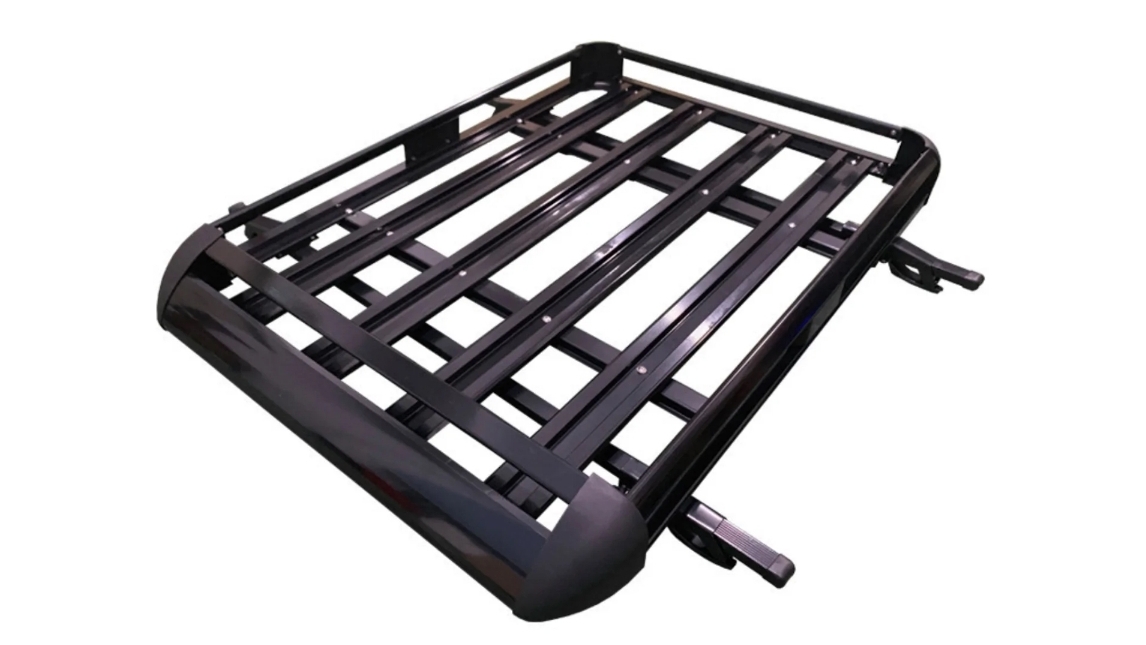 Elora 160 x 100 Double Car Rack Basket - Black