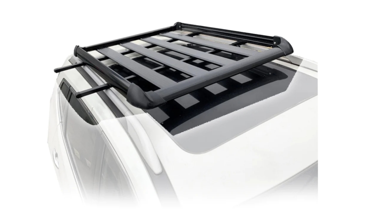 Elora 160 x 100 Single Car Roof Rack Tray - Black