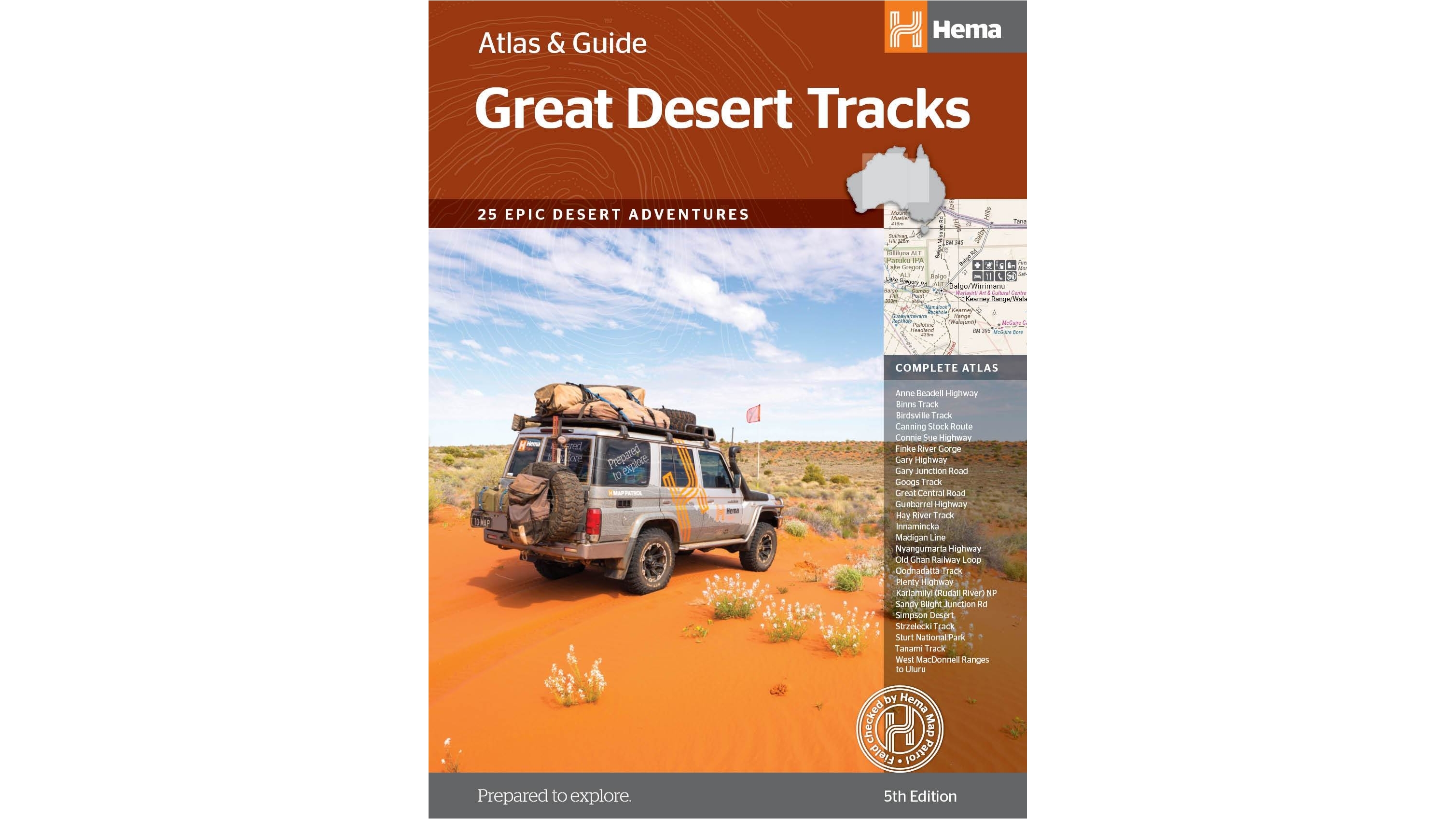 Hema Maps Great Desert Tracks Atlas and Guide