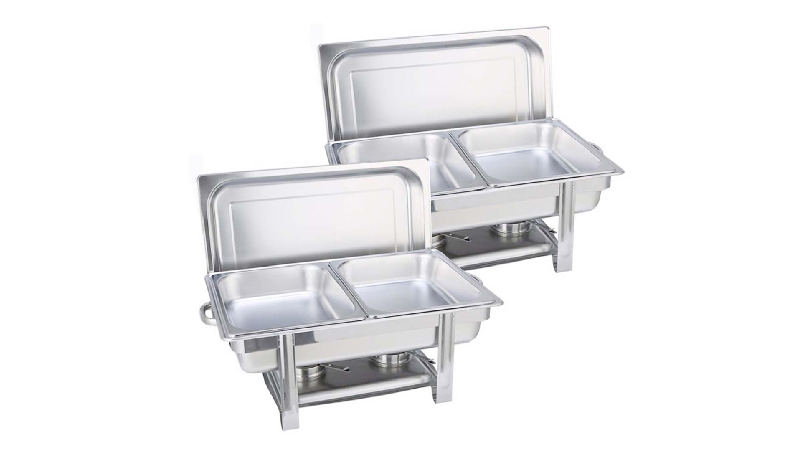 SOGA 2X Double Tray Stainless Steel Chafing Catering Dish Food Warmer