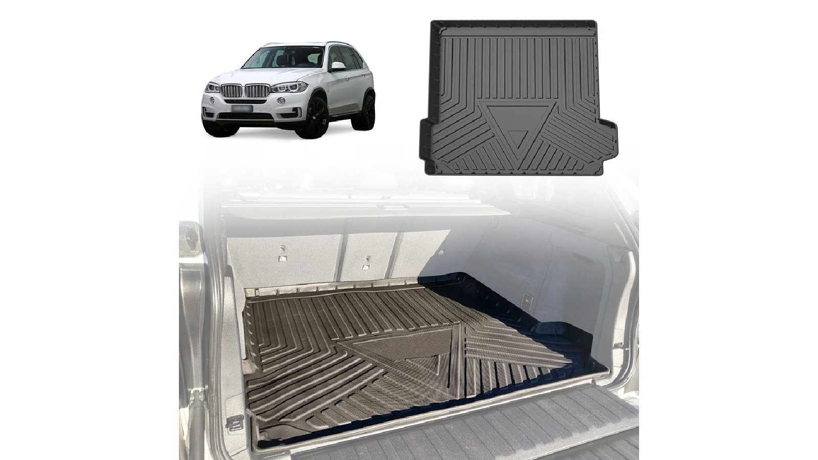 AUSGO Boot Liner Cargo Mat for BMW X5 E70 F15 2007-2018