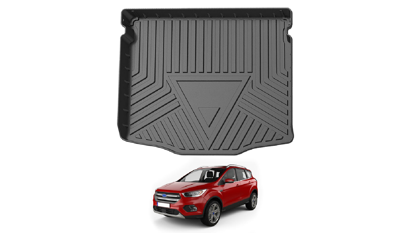 AUSGO Boot Liner Cargo Mat for Ford Escape ZG Series 2016-2020