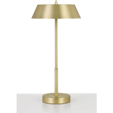 Pretty & Practical Como Luxury Brass and Gold Touch Table Lamp for Sophisticated Home Decor