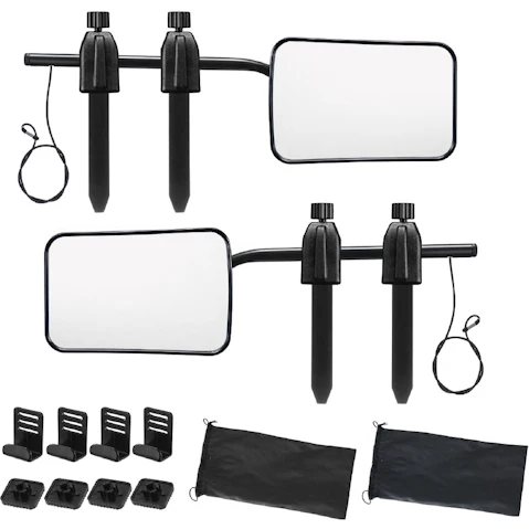 2 Towing Mirrors Caravan Car Safety