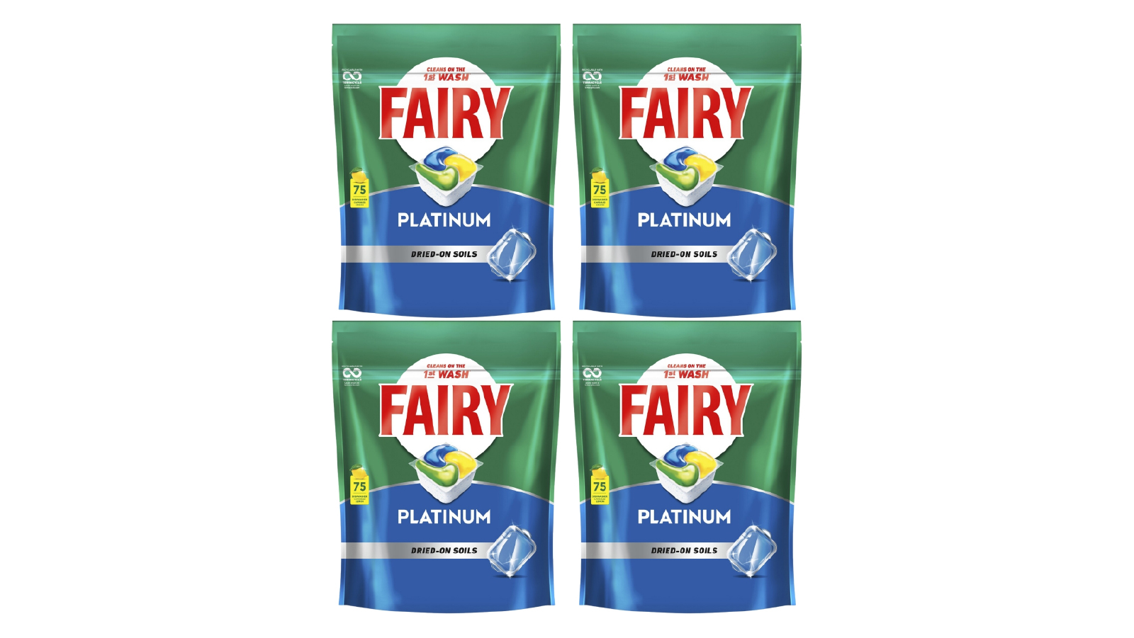 Fairy Platinum x 300 Lemon Dishwasher Tablets