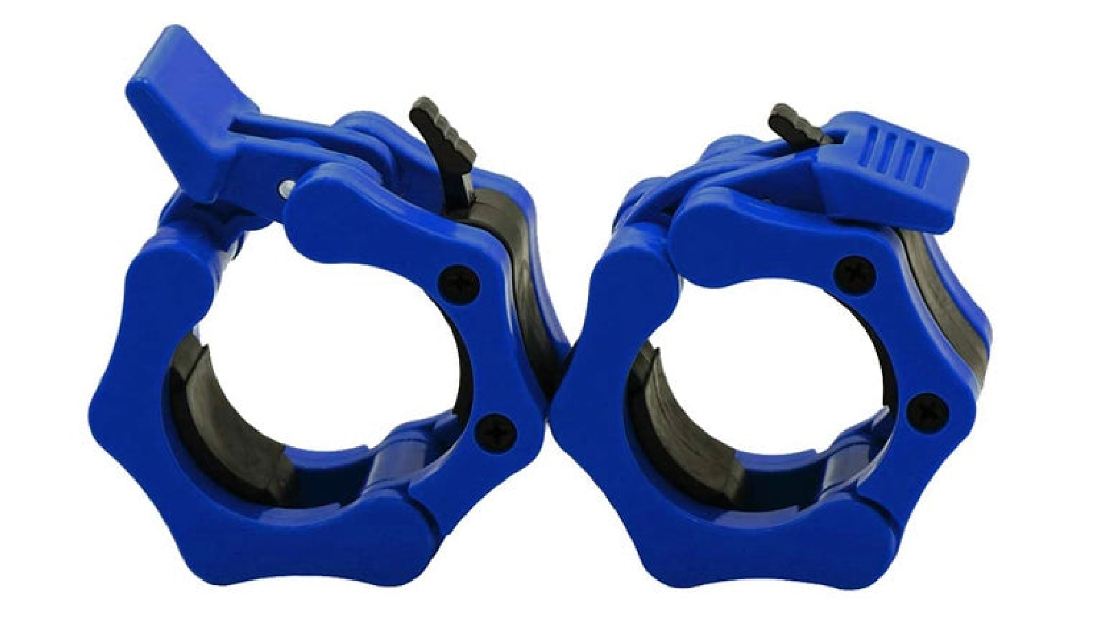Fitness Hero 25mm Standard Snap Lock Barbell Collars - Blue