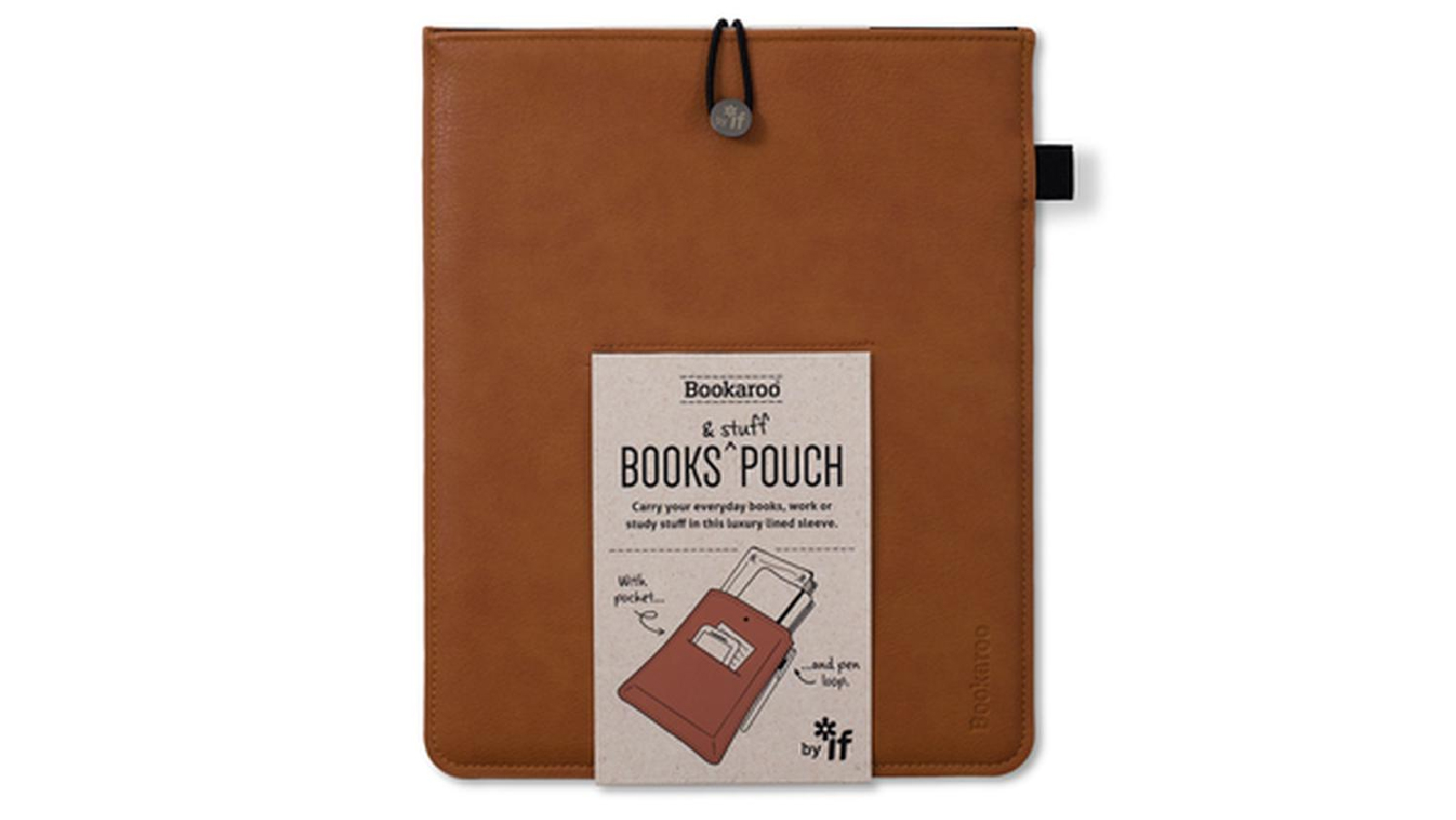 Artico Bookaroo Books and Stuff Pouch Brown