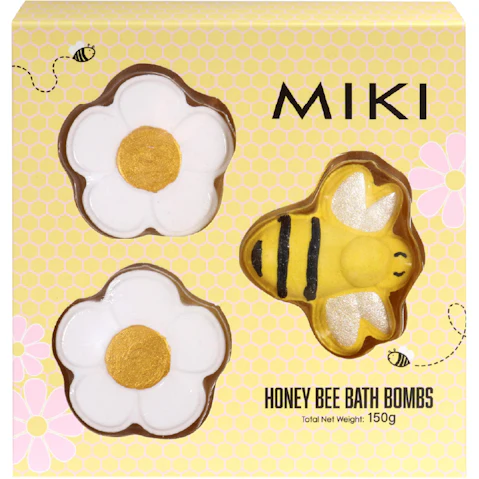 Miki Honey Bee Bath Bomb Set