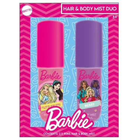 Barbie 2 Pack of Hair and Body Mist Duo - 50ml