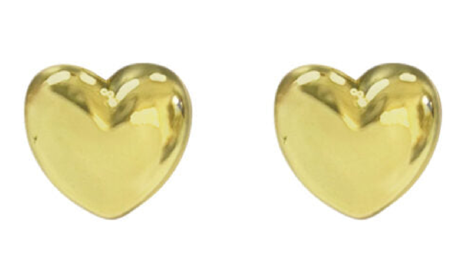 Wicked Sista Gold Sweetheart Stud Earrings