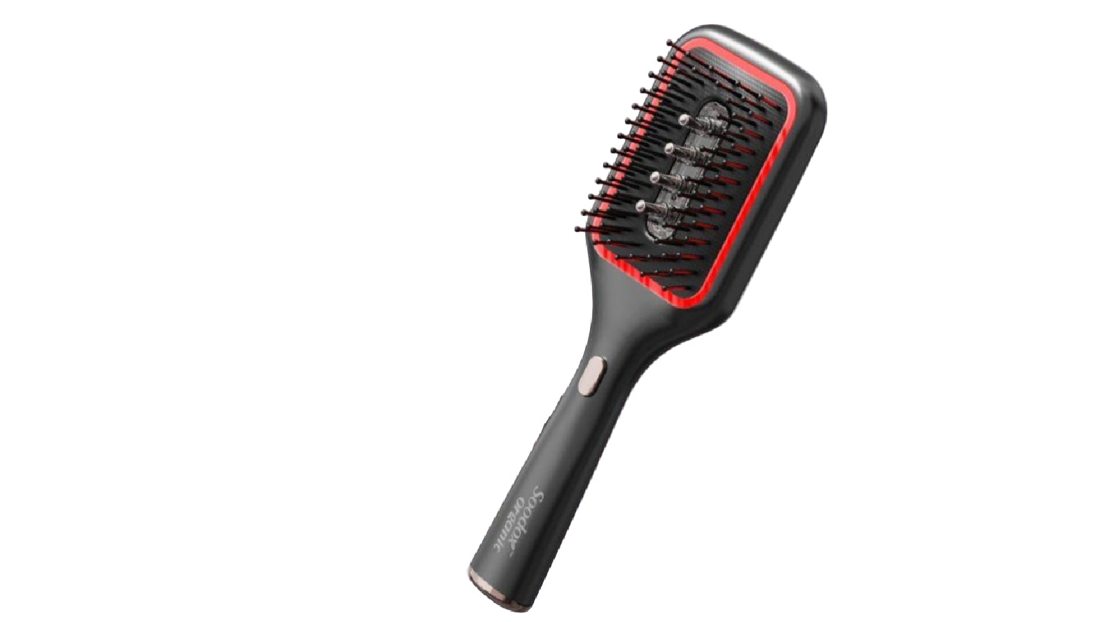 Soodox Organic Hair Oil Dispensing Brush Obsidian Black