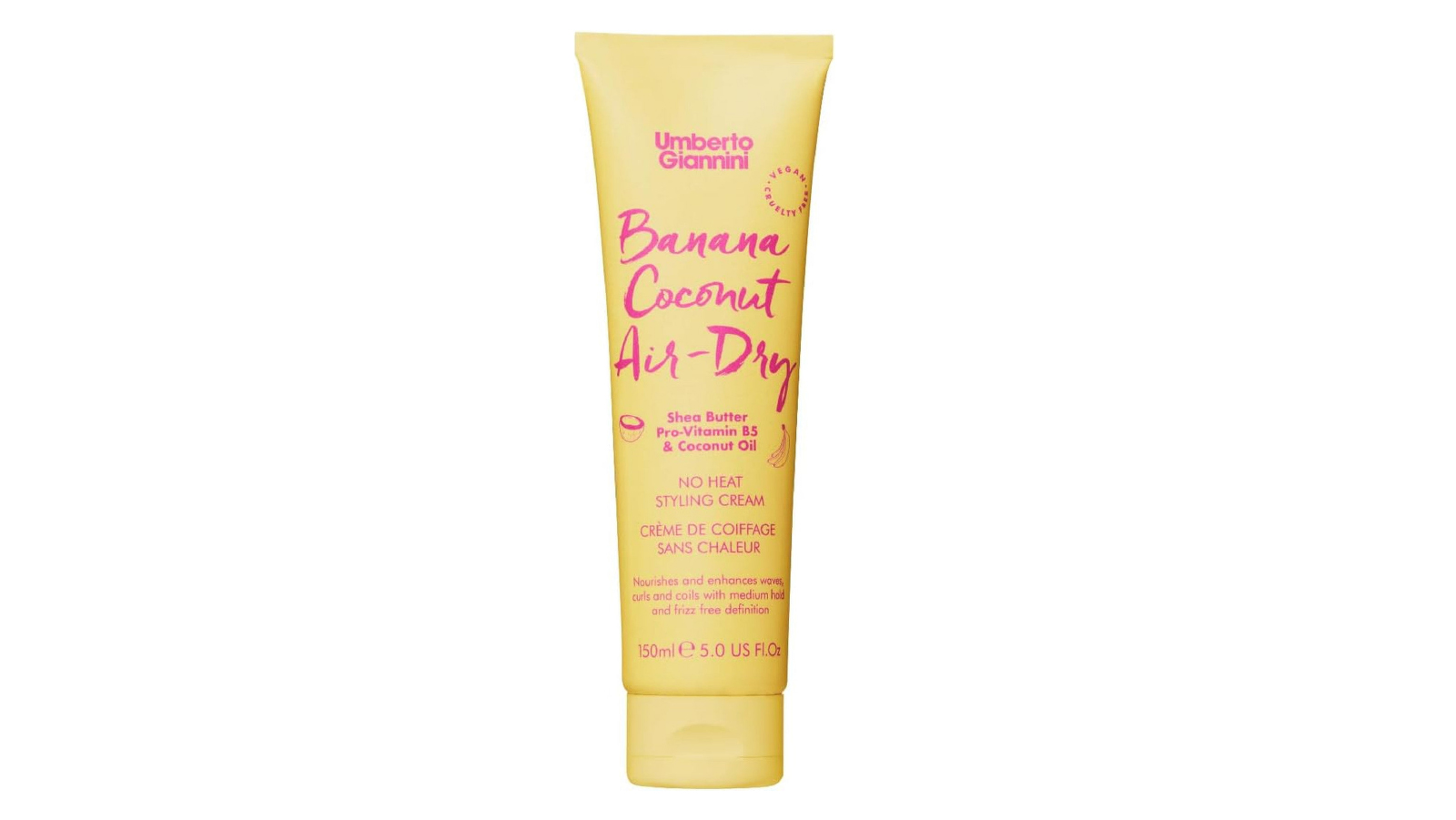 Umberto Giannini Banana Butter Air Dry Styling Cream - 150ml