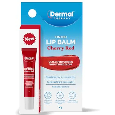 Dermal Therapy Tint Cherry Red Lip Balm - 8g
