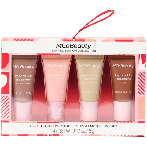 MCoBeauty 4 Piece Mini Peptide Lip Treatment Collection - 20g