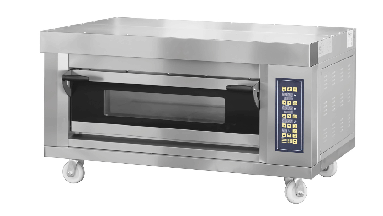 Bakermax ME2ST-1D Stackable Electric Deck Bakery Oven with Steam