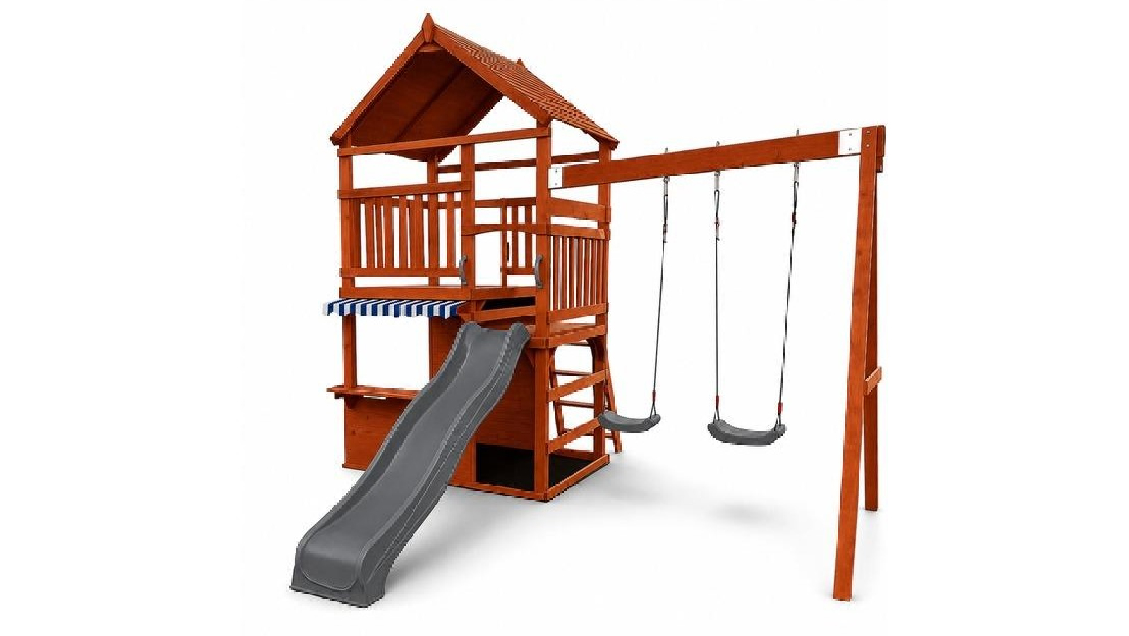 Hide & Seek Kids The Rusty Fort - Pearl Grey Slide and Accessories
