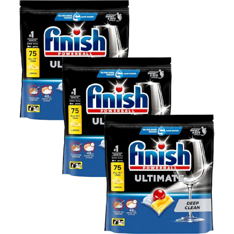 Finish Ultimate x 225 Lemon Dishwasher Tablets