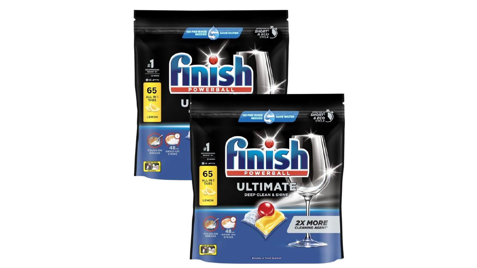 Finish Ultimate Lemon x 130 Dishwasher Tablets