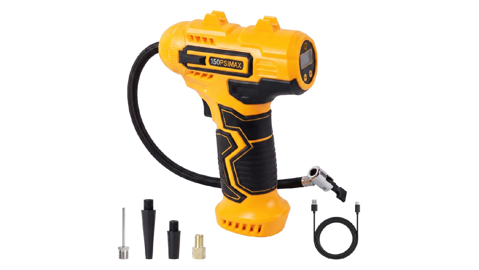 Traderight Cordless Tyre Inflator with Digital LCD